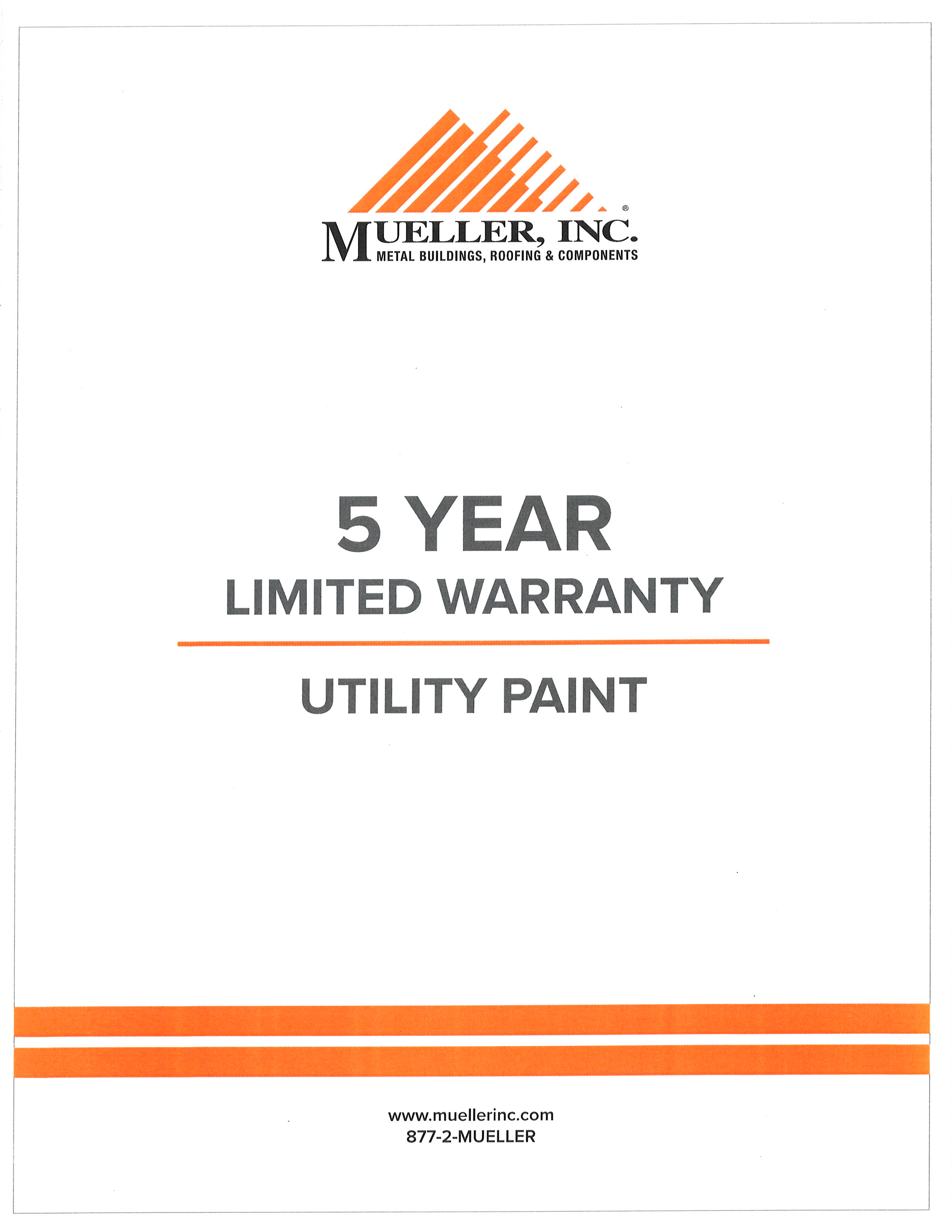 Paint Warranties Mueller, Inc