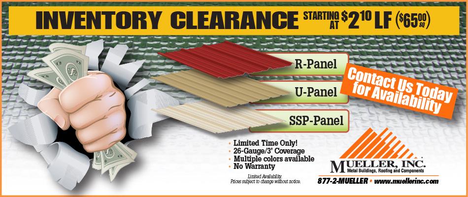 Inventory Clearance Sale Ad Bright Copper Mueller Inc