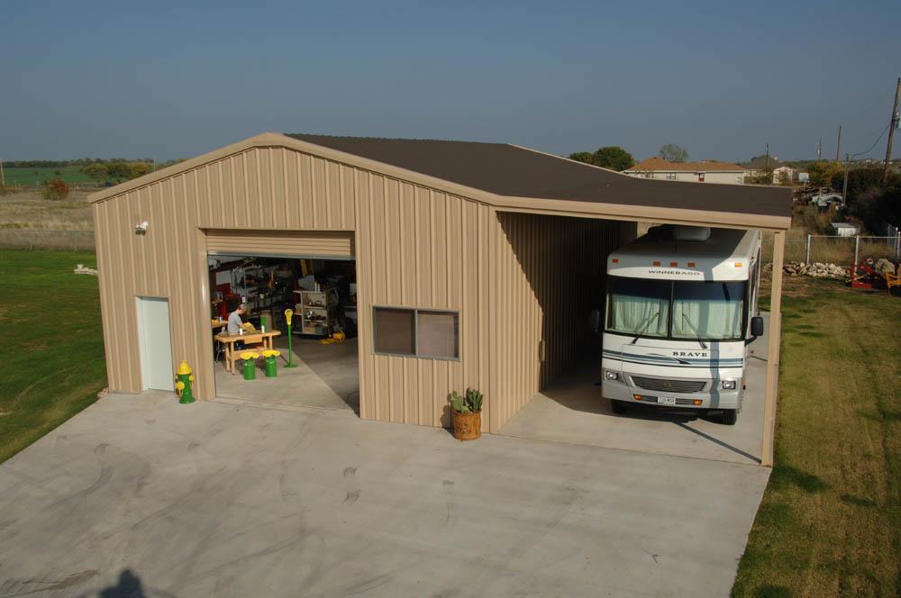 sheds for travel trailers