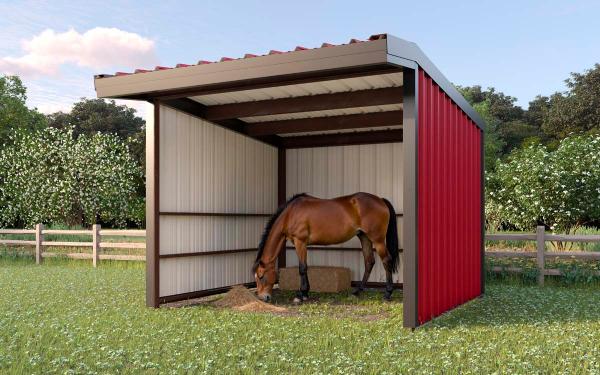 Loafing Shed - 12 x 12 - Click for Pricing