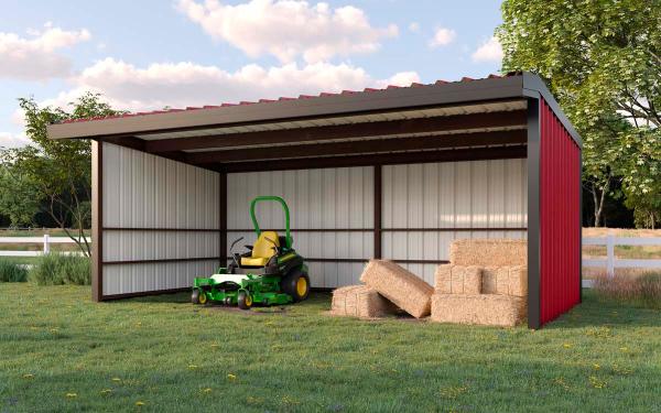 Loafing Shed - 12 x 24 - Click for Pricing